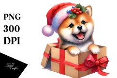 Enthusiastic Baby Shiba Inu PNG Product Image 1