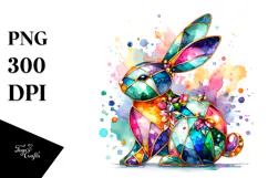 Luminous Bunny Made of , PNG Product Image 1