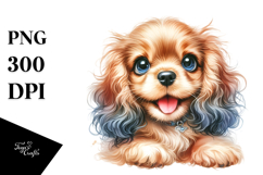 Cute Baby Cocker Spaniel PNG Product Image 1