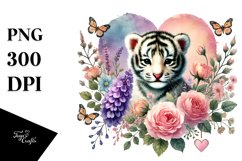 Baby Tiger Heart, PNG Product Image 1