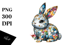 Diamond Bunny PNG Product Image 1
