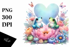 Baby Frog Heart, PNG Product Image 1