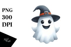 Simple Halloween Ghost Goofy Smile | Sublimation Clipart Product Image 3