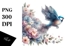 Bird with Cloud of Dust, Transparent PNG Product Image 1
