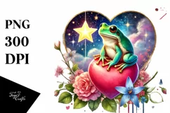 Baby Frog Heart, PNG Product Image 1
