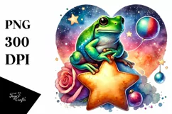 Baby Frog Heart, PNG Product Image 1