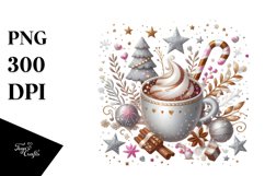 Whimsical Image featuring Glittery Cocoa Mug, Transparent Product Image 3
