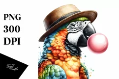 Artistic Macaw, Chewy Fun | Sublimation | Clipart Product Image 3