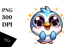 Cartoony Macaw with Whimsical Floral Design Product Image 1