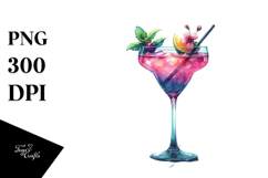 Creative View from Back Cocktail PNG Product Image 1
