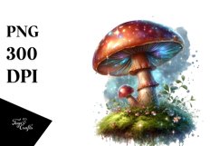 High Detail Mushroom Splash PNG Product Image 3