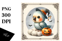 Cute Baby Parrot for Halloween PNG Product Image 1