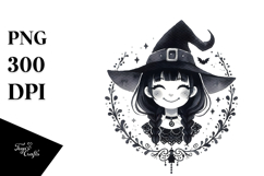 Simple Gothic Witch PNG Product Image 1