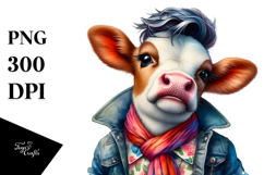 Cute Baby Cow Model PNG Product Image 1