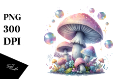 Shiny Magical Mushroom, Transparent PNG Product Image 1
