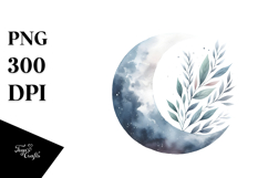 Simple Half Moon PNG Product Image 1