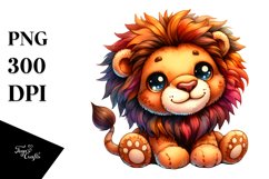 Vibrant Watercolor Colorful Brownish Manually Sewed Plush Product Image 3