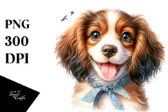 Watercolor Baby Brittany PNG Product Image 1