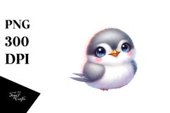 Colorful Smiling Baby Arctic Tern | Clipart Product Image 1