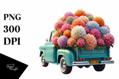 Flowers Trunk Clipart |T-shirt, Mug PNG Product Image 1