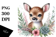 Energetic Baby Deer, Transparent PNG Product Image 1