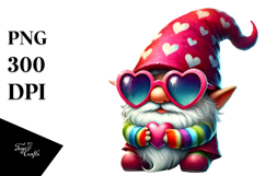 Valentines Gnome PNG Product Image 1