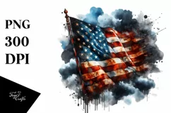 American Flag USA, 4th July, Patriotic Clipart Product Image 8