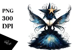 Gothic Fairy Star PNG Product Image 1