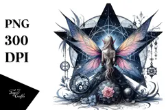 Gothic Fairy Star PNG Product Image 1