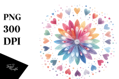 Colorful Boho Flower PNG Product Image 1