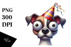 Dog with Rolling Eyes PNG Product Image 1