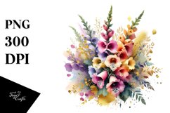 Colorful Abstract Bouquet with Foxglove | Splash Product Image 3