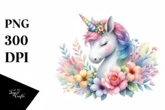 Pastel Baby Unicorn PNG Product Image 3