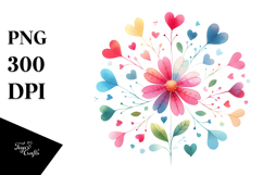 Cute Boho Flower PNG Product Image 1