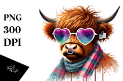 Cute Calf with Heart Sunglasses Product Image 1