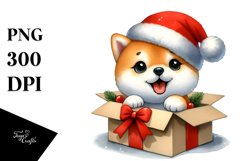 Enthusiastic Baby Shiba Inu PNG Product Image 1