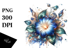 Glossy Morning Glory Clipart Product Image 1