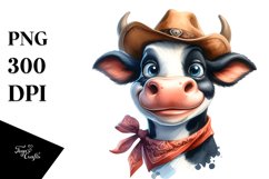 Expressive Cow Clipart Product Image 3