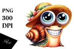 Expressive Snail Clipart Product Image 3