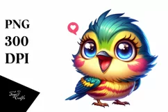 Colorful Baby | Small Warbler Butterfly Clipart Product Image 1