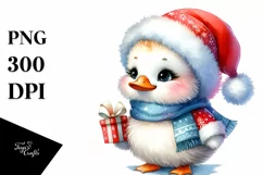 Expressive Baby Swan Watercolor PNG Product Image 3