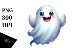 Funny Halloween Ghost Clipart Product Image 1