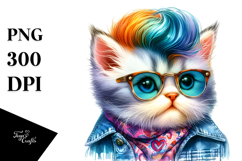 Cute Baby Cat Posing PNG Product Image 1