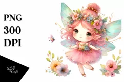 Small Cute Whimsical Fairy PNG Product Image 1