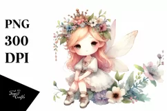 Small Cute Whimsical Fairy PNG Product Image 1