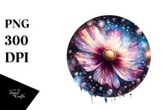 Detailed Cosmos Watercolor | Clipart Product Image 3