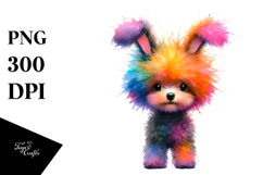 Expressive Baby Poodle, Sublimation PNG Product Image 1