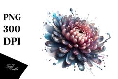 Glossy Chrysanthemum with Metal PNG Product Image 3