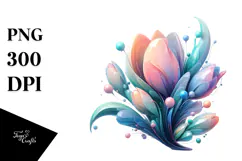 Abstract Tulip Made of , Transparent PNG Product Image 1