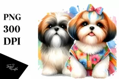 Colorful Cute Watercolor Pets Product Image 1